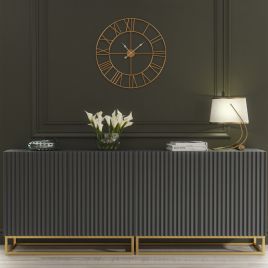 ANCONA Duo Sideboard 200cm - Dark Grey