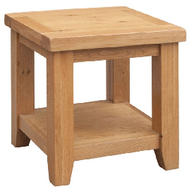 Wycombe Traditional Oak Lamp Side Table - Light Oak