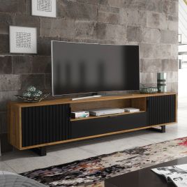 BASEL TV Unit 200cm - Dark Oak