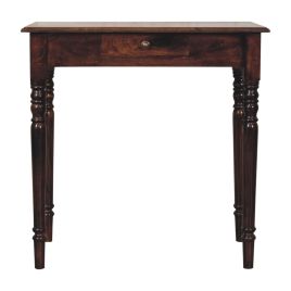 CALIRON Writing Desk - Walnut Wood Workspace Table - Walnut