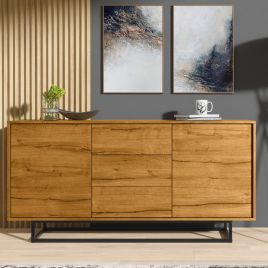 BURGOS Sideboard 140cm - Dark Oak