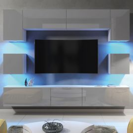 SHINE Wall TV Unit - Grey