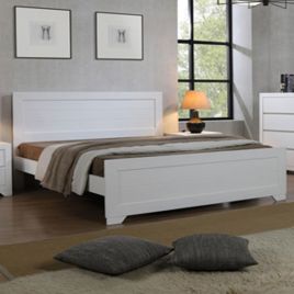 Rosamund 5ft King Size Bed - White