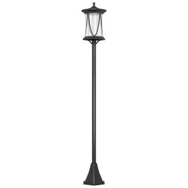 SUNVISTA Solar Lamp Post Light, 1.3 M LED Outdoor Street Light, Waterproof IP44 for Patio, Garden, Pathway, Cool White