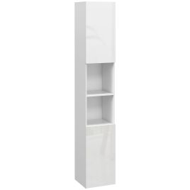 KANSAS Multi-Storage Slim Bathroom Cabinet - High Gloss White