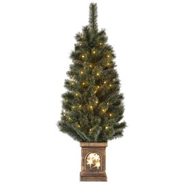 Christmas Tree 4ft - Artificial Chritmas Tree with LED Lights Green