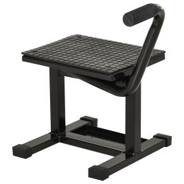 Faune Steel Motorbike Jack Lift with Adjustable Height - Black