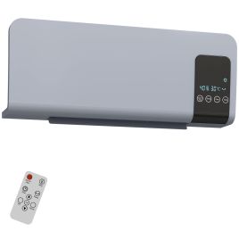 ELVON Wall Heater ABS Ceramic Mounted Adjustable - Grey