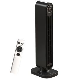 FAVRE Electric Heater ABS Ceramic Timer Oscillating - Black