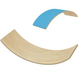 VELMARRE Wooden Balance Board for Kids - Blue