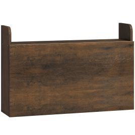 Luxmont Dark Brown Wall Mounted Desk - 77cm