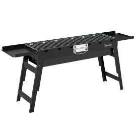 Harlyne Black Steel Barbecue Grill - 87cm