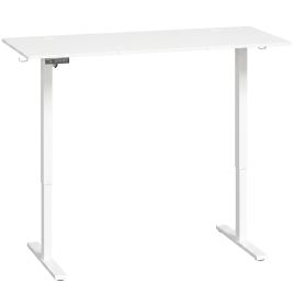 ATLASGATE Height-Adjustable Standing Desk with Memory Control - White