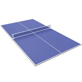 CHASEWOOD 9ft Table Tennis Conversion Top with Net - Blue