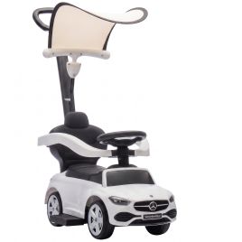CEDARBRIDGE 4-in-1 Licensed Mercedes-Benz Ride-On Push Car - White