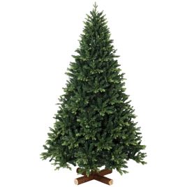 AURAPOINT 7ft Artificial Christmas Tree with 3,834 Branch Tips - Green