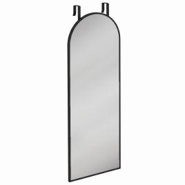 COASTLEY 40 x 110cm Arched Full-Length Wall or Over-Door Mirror - Black