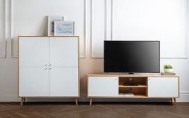 Moritz 4 Door Cabinet - Oak