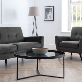 Loft Smoked Glass Coffee Table