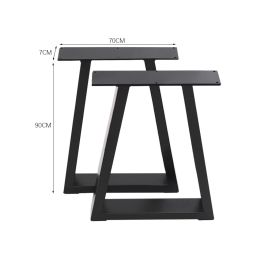 90 Cm Hight 2 Pcs Metallic DIY Table Legs Simple To Install