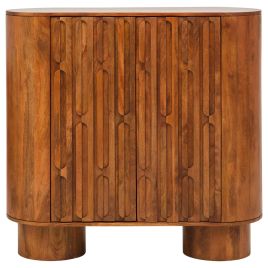 THALMERYN 2 Door Small Sideboard - Dark Oak