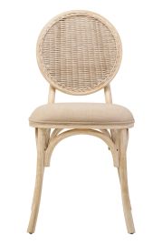 MORWYNNE Wooden Dining Chair - Light Oak