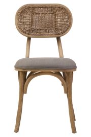 MORWYNNE Wooden Dining Chair - Medium Oak