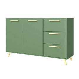 BARNSLEY 2 Door Sideboard with 3 Drawers - Green
