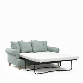 2 Seater Sofa Bed - LUXE Fabric - Grey