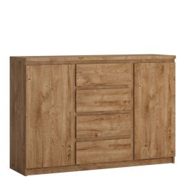 Fribo Oak Fribo 2 door 4 drawer sideboard in Oak - Golden Ribbeck Oak