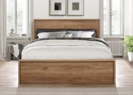 Birlea Stockwell Rustic Oak 2-Drawer Bed - Kingsize 5ft