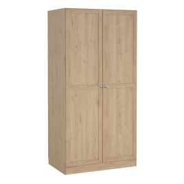 MANFRED 2 Doors Wardrobe Light Oak - 99cm