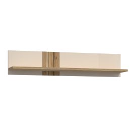 GABON Wall Shelf In Cream and Oak