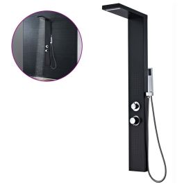 Shower Panel System Aluminium Matte Black