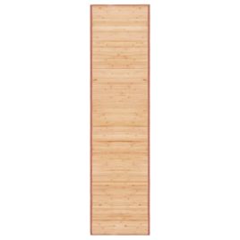 Rug Bamboo 80x300 cm Brown