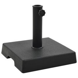 Parasol Base Square Polyresin 8 kg Black