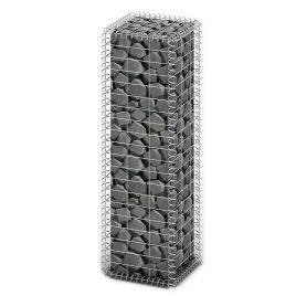 Gabion Basket with Lids Galvanised Wire 100 x 30 x 30 cm
