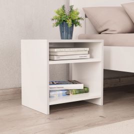 Bedside Table - DAWSON Jace Nightstand White 40cm