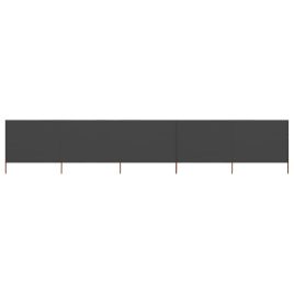 5-panel Wind Screen Fabric 600x160 cm Anthracite