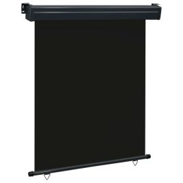 Balcony Side Awning 140x250 cm Black