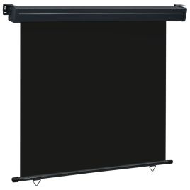 Balcony Side Awning 160x250 cm Black