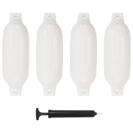Boat Fender 4 Pcs White 41x11.5cm