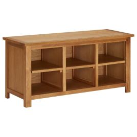 Shoe Rack 90x37x45 cm Solid Oak Wood