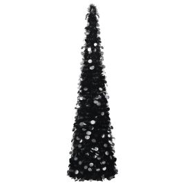 MERRIN 180cm Pop-up Artificial Christmas Tree - Black