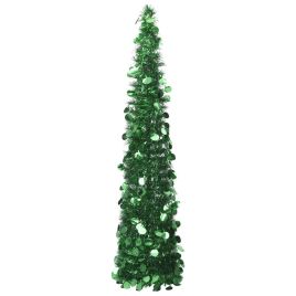 HIVORA Pop-up Artificial Christmas Tree Green 150 cm PET