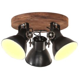 Industrial Ceiling Lamp 25 W Black 42x27 cm E27