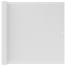 Balcony Screen White 90x500 cm HDPE