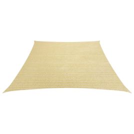 Sunshade Sail 160 g/m² Beige 4/5x4 m HDPE