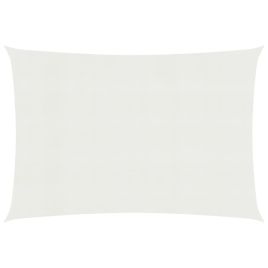 Sunshade Sail 160 g/m2 White 2.5x3 m HDPE