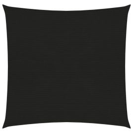 Sunshade Sail 160 g/m2 Black 3x3 m HDPE